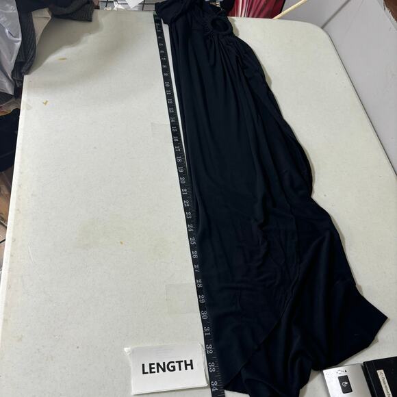 BCBG Maxazria Black Skirt with O-Ring Detail - Size Small - Picture 6 of 10